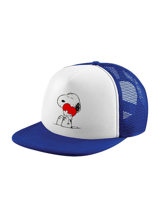 Koupakoupa Pălărie pentru Copii Tesatura Snoopy Alb
