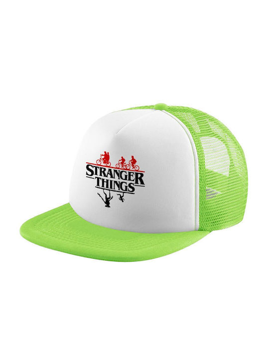Koupakoupa Παιδικό Καπέλο Υφασμάτινο Stranger Things Upside Down Πράσινο