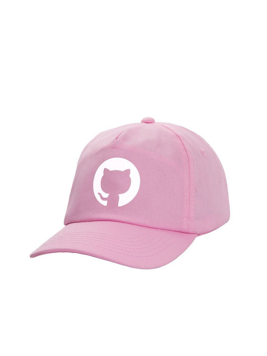 Koupakoupa Παιδικό Καπέλο Υφασμάτινο Github Ροζ