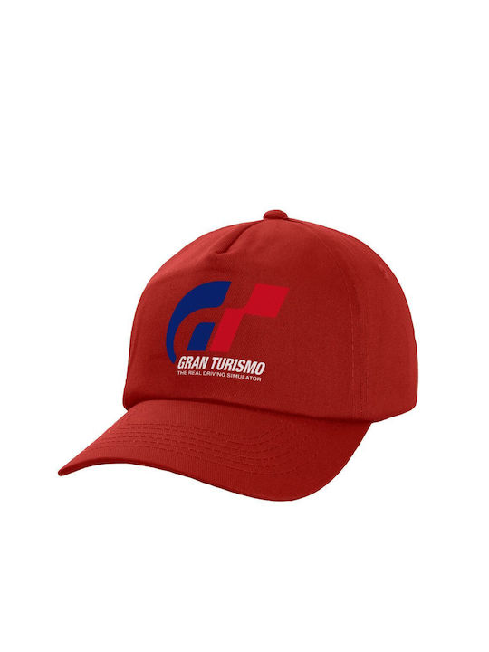 Koupakoupa Παιδικό Καπέλο Υφασμάτινο Gran Turismo Κόκκινο