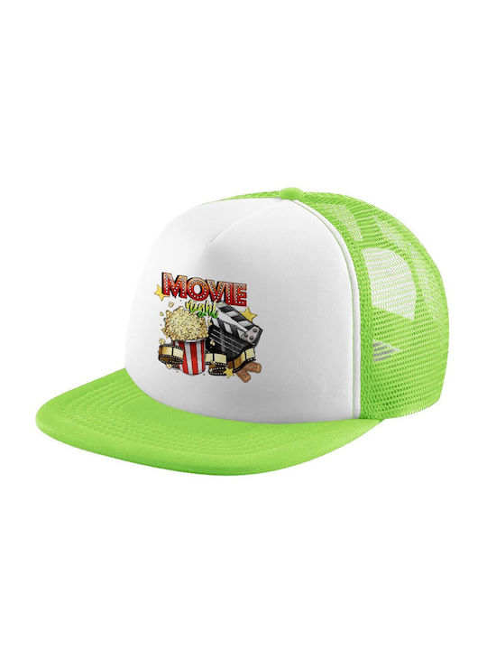 Koupakoupa Kids' Hat Jockey Fabric Movie Night Green