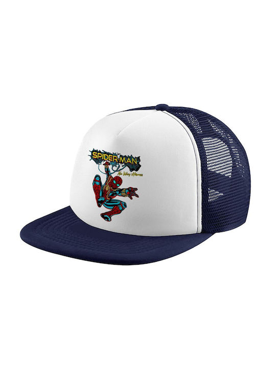 Koupakoupa Kids' Hat Jockey Fabric Spiderman No Way Home White