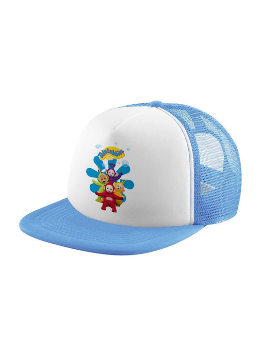 Koupakoupa Pălărie pentru Copii Jockey Tesatura Teletubbies Albastru deschis