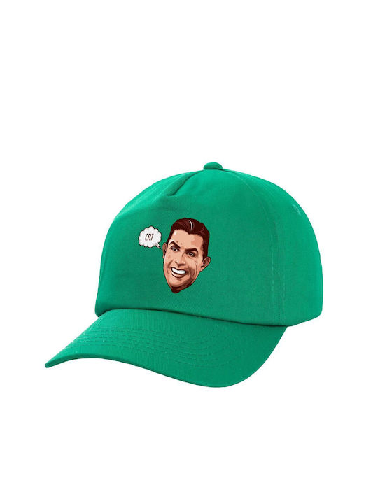 Koupakoupa Kids' Hat Fabric Cristiano Ronaldo Green