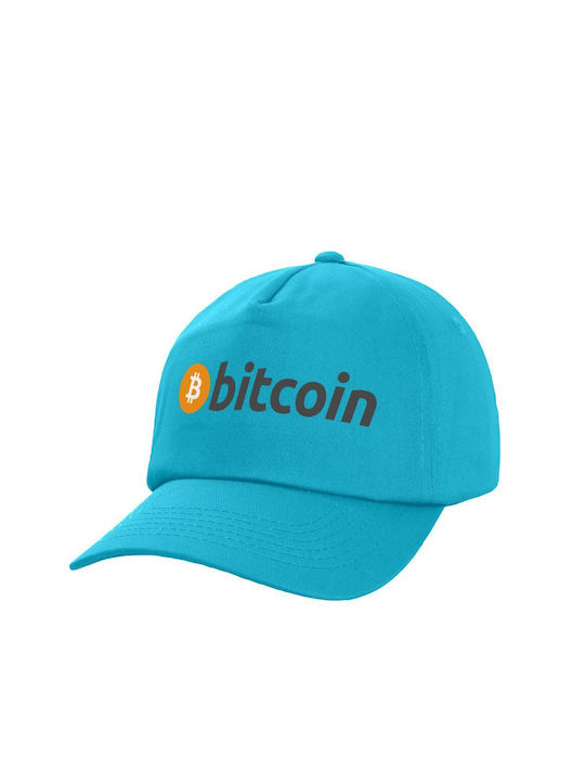 Koupakoupa Παιδικό Καπέλο Υφασμάτινο Bitcoin Crypto Μπλε