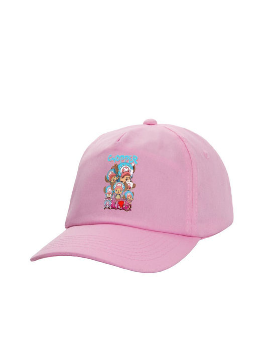 Koupakoupa Παιδικό Καπέλο Υφασμάτινο Chopper One Piece Ροζ