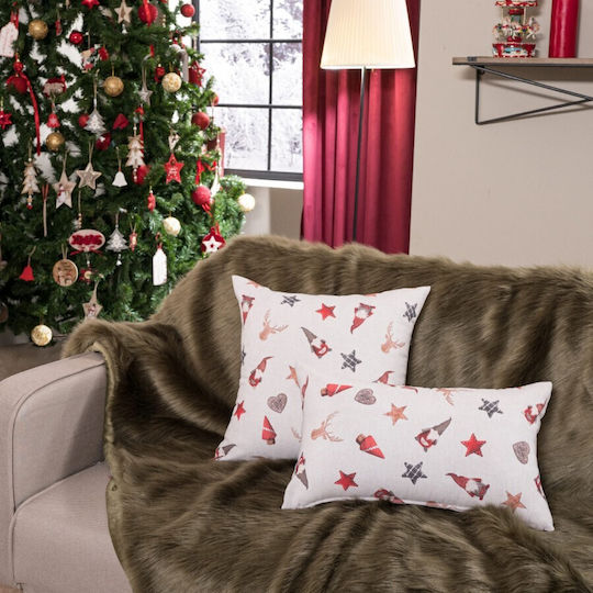 Teoran Christmas Decorative Square Pillowcase Hilden 65x65cm