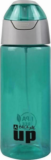 Back Me Up Παιδικό Παγούρι Πλαστικό Πράσινο 600ml