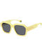 Polaroid Sunglasses with Yellow Plastic Frame and Gray Lens PLD6212/S/X 40G/M9