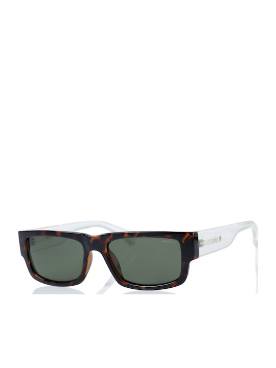 Superdry Sunglasses Brown with Acetate Frame & Green Lens Superdry Sunglasses Brown with Acetate Frame & Green Lens