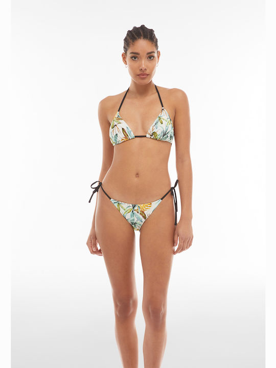 Freddy Bikini Τριγωνάκι Floral Black