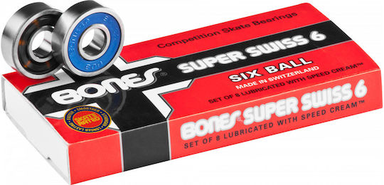 Bones Bearings Super Swiss 6 Ball 608 Silver