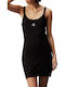 Summer Mini Knitted Dress Black