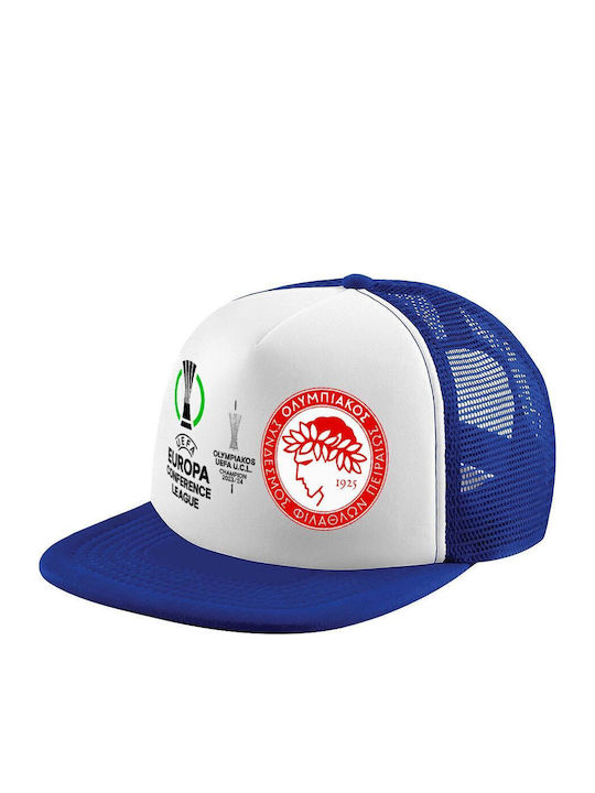 Koupakoupa Kids' Hat Jockey Fabric Olympiakos W...