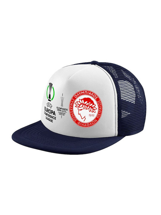 Koupakoupa Ολυμπιακός Νικητής Uefa Europa Conference League Champion 2023/24 Trucker Cap White