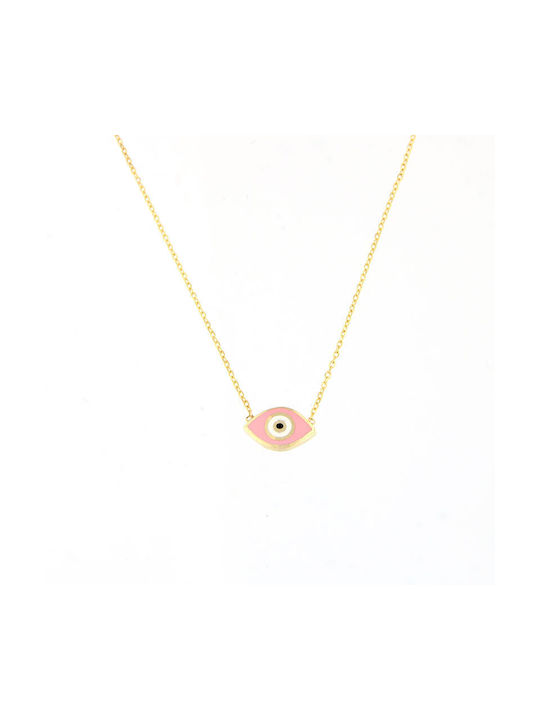 Dimitrios Exclusive Necklace Eye from Gold 14K