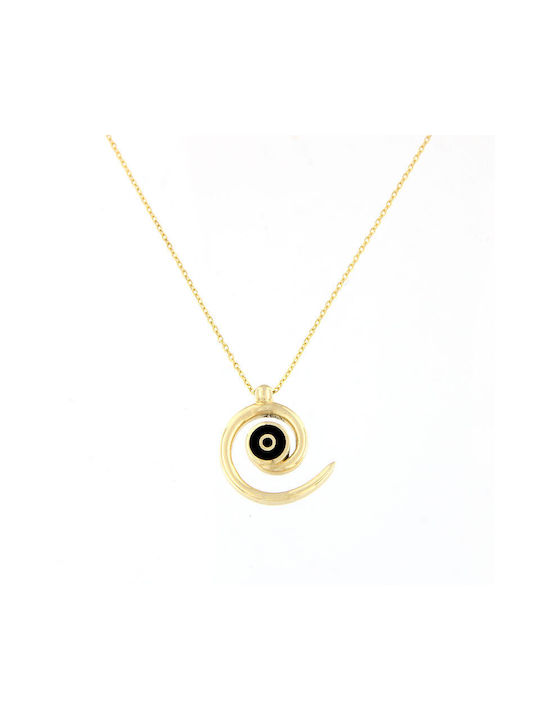 Dimitrios Exclusive Necklace Eye from Gold 14K