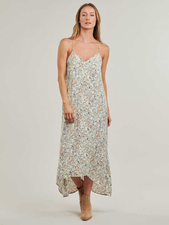 Pepe Jeans Maxi Dress Denim Beige