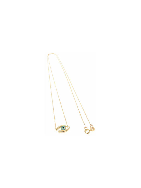 Necklace Eye from Gold 14K