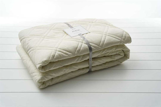 Vesta Home Cuvertură Pat Dublu Bumbac Ecru 230x270cm