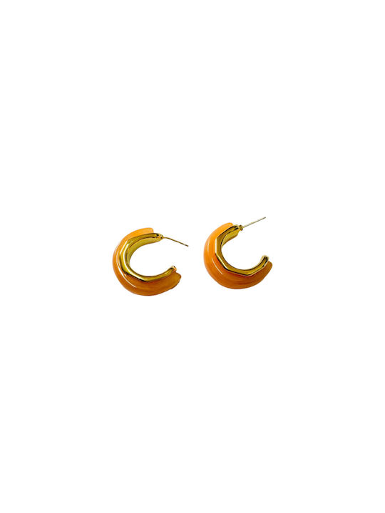 Ro Accessoires Ohrringe Hoops E680 Orange