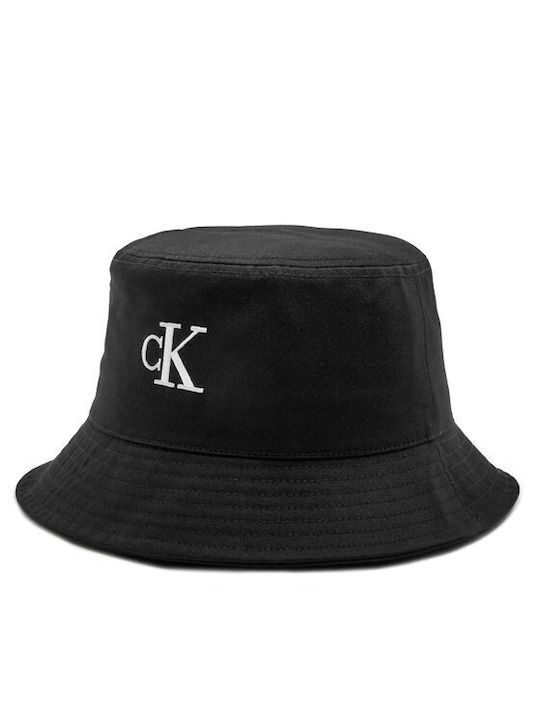 Calvin Klein Υφασμάτινo Ανδρικό Καπέλο Στυλ Bucket Μαύρο