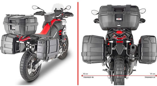 Kappa Moto Side Mounts for Aprilia Tuareg 21-23