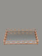 La Vista Wedding Tray made of Metal with Mirror Rose Gold 1pcs