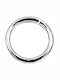 Poco Loco Clicker Piercing aus Stahl Silber