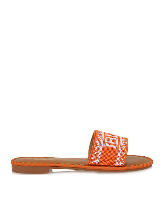 Exe Women's Flat Sandals in Orange Color