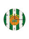 Koupakoupa Pao Bc Wall Clock Wooden Green Ø20cm