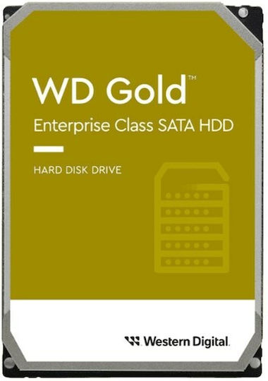 Western Digital Gold 6TB HDD Hard Drive 3.5" SATA III 7200rpm with 256MB Cache for NAS / Server WD6004FRYZ