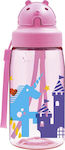 Laken Παιδικό Παγούρι Πλαστικό Πριγκίπισσα Ροζ 0.45ml