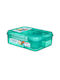Sistema Plastic Lunch Box Bento Green 1650ml