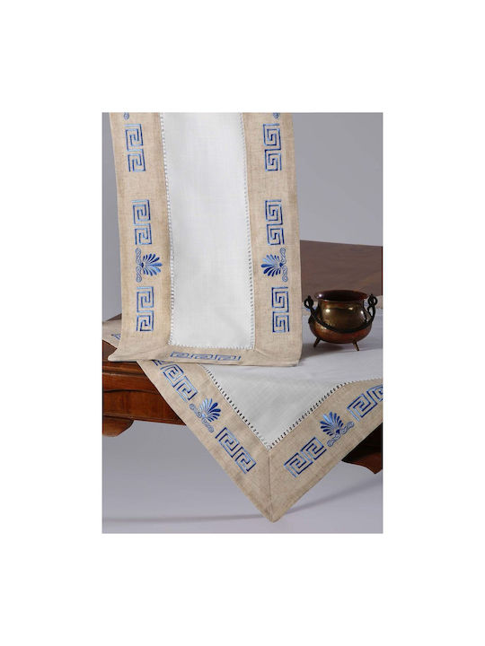 Silk Fashion Τραπεζομάντηλο Wh19-010 Σιέλ 135x175εκ.
