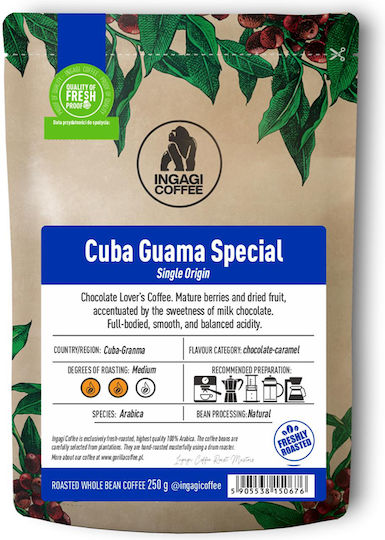 Espresso Ingagi Cuba Guama Special Coffee Beans 250g
