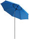 YB3087 Formă în U Umbrelă de Plajă cu Diametru de 1.8m cu Ventilație Albastru