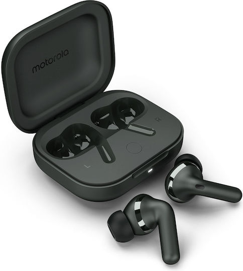 Motorola Moto Buds+ Bluetooth Handsfree Earphones with Sweat Resistance and Charging Case Forest Grey