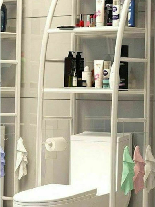 Επιδαπέδια Ραφιέρα Μπάνιου Μεταλλική 47x25x166cm