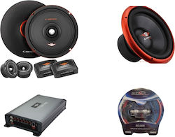 Cadence Car Speaker Set Combo Pack (2 Way)