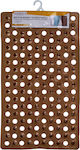 Sidirela Bathtub Mat with Suction Cups Brown 39x69cm