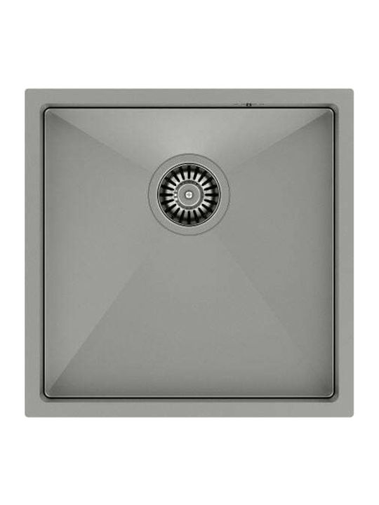 Quadron Drop-In Sink Inox W44xD44cm Gray