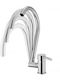 Venezia U-Shaped Kitchen Faucet Counter Silver