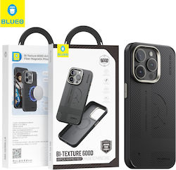 Blueo Armor Aramid Fiber 600d Magnetic Case for Apple iPhone 15 Pro Black