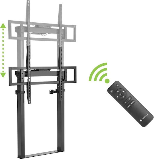 Techly ICA-TR68MW Suport TV de perete cu braț până la 100" Negru