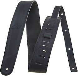 Gbu Strap Leather Plus Ζώνη για Κιθάρα Μαύρη