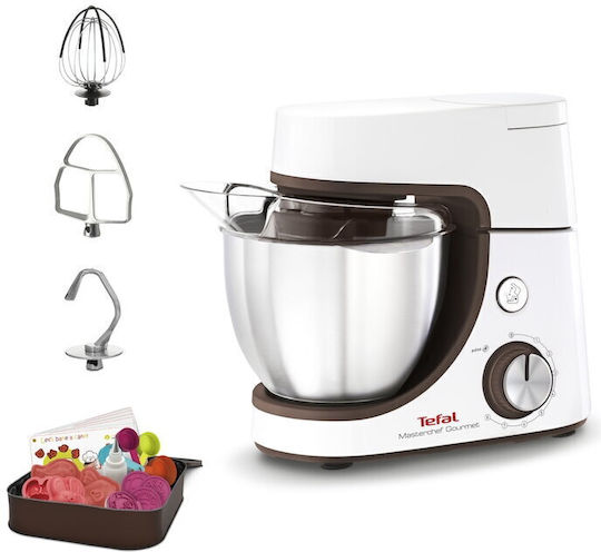 Tefal Masterchef Gourmet Baking Κουζινομηχανή 1100W με Ανοξείδωτο Κάδο 4.6lt