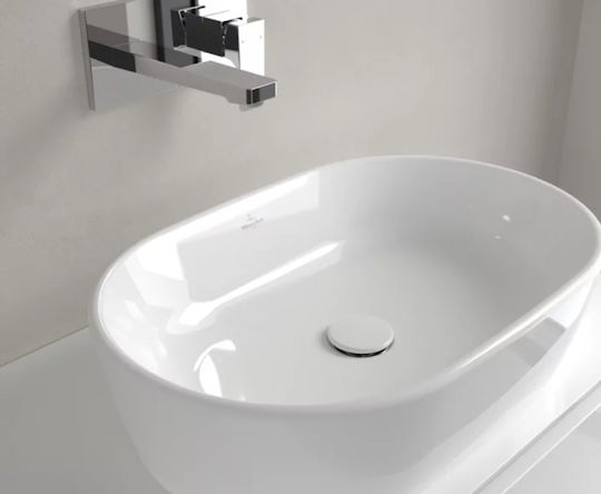 Villeroy & Boch Architectura Επικαθήμενος Νιπτήρας Πορσελάνης 60x40x15.5cm Λευκό Villeroy & Boch Architectura Επικαθήμενος Νιπτήρας Πορσελάνης 60x40x15.5cm Λευκό