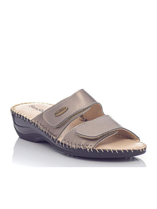Sunshine Leather Women's Flat Sandals Anatomic ...