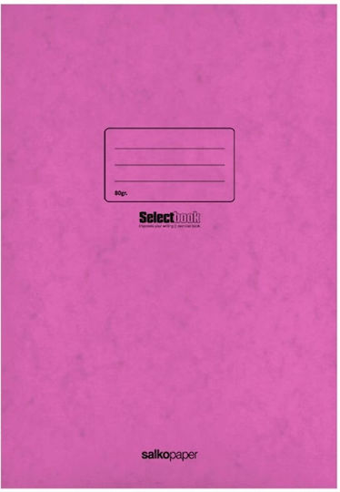 Salko Paper Notebook Ruled A4 40 Sheets Pink 1pcs